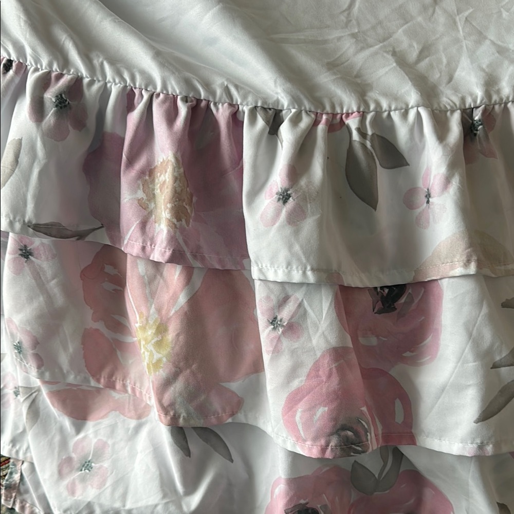 Floral Ruffled Skirt